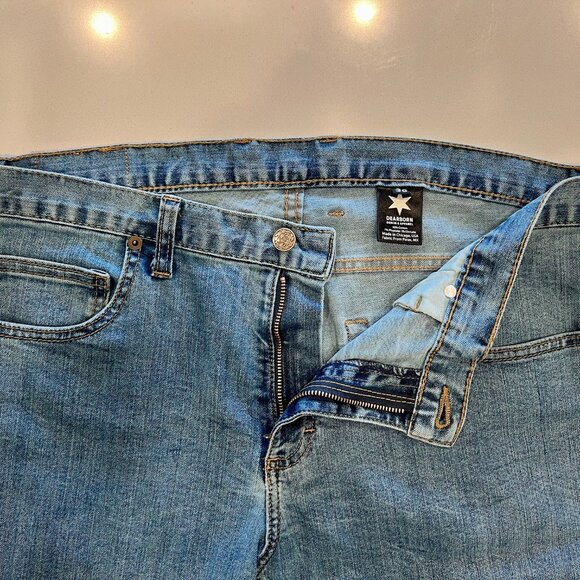 Dearborn Denim Slim Fit Light Wash Men's Jeans, 35/31, Made in USA - Picture 1 of 5